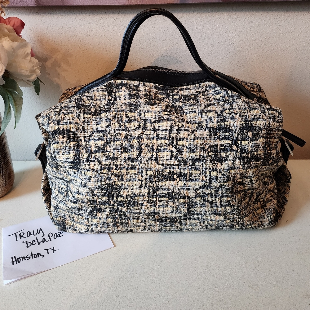 Chanel tweed satchel / speedy style - Picture 2 of 16